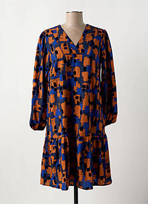 Rochie midi maro DAMART femeie