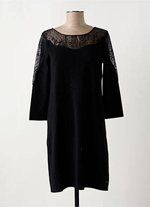 Rochie midi mâneci lungi mâneci lungi negru DEVERNOIS femeie