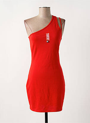 Rochie scurtă fără mâneci fără mâneci roșu TOMMY HILFIGER femeie