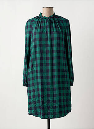 Rochie midi croială fluidă mâneci lungi verde COMPTOIR DES COTONNIERS femeie