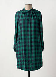 Rochie midi croială fluidă mâneci lungi verde COMPTOIR DES COTONNIERS femme