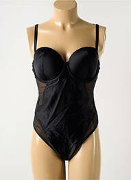 Body de lenjerie elasticitate negru WOLFORD femme