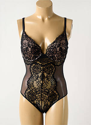 Body de lenjerie elasticitate negru WOLFORD femeie