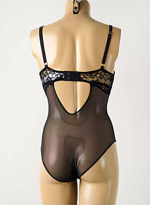Body de lenjerie elasticitate negru WOLFORD femeie