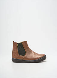 Botine/ghete material neted vârf rotund maro BOPY fille