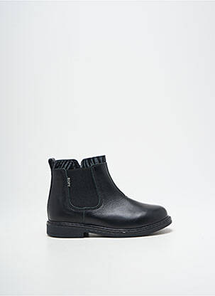 Botine/ghete material neted toc mic negru BOPY fată