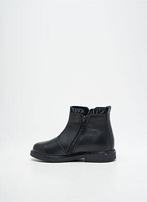 Botine/ghete material neted toc mic negru BOPY fată