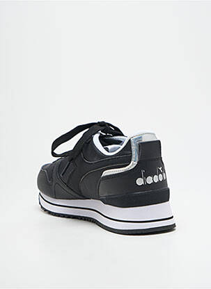 Adidași vârf rotund toc plat până la 3 cm negru DIADORA femeie