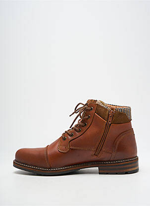 Botine/ghete material neted toc mic maro COTEMER bărbat