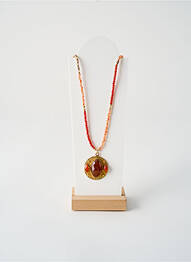 Colier ornament piatră roșu L'ATELIER DES DAMES femme