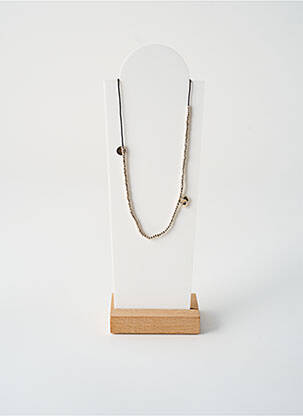 Colier ornament cu mărgele argintiu BY GARANCE femeie