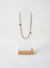 Colier ornament cu mărgele argintiu BY GARANCE femme