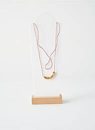 Colier ornament cu mărgele auriu BY GARANCE femme