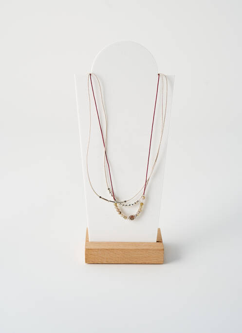 Colier argintiu BY GARANCE femeie