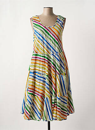 Rochie midi albastru LAURA EN ROBE femeie