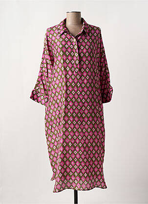 Rochie midi roz GERARD DAREL femeie