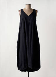 Rochie midi fără mâneci fără mâneci negru ORTO BOTANICO femme