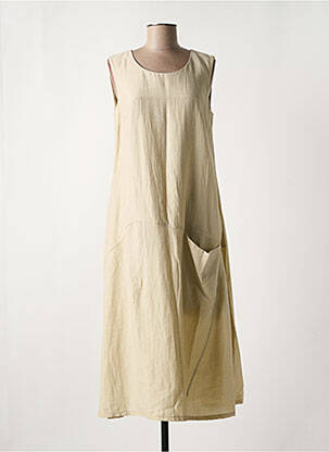 Rochie midi bej ORTO BOTANICO femeie