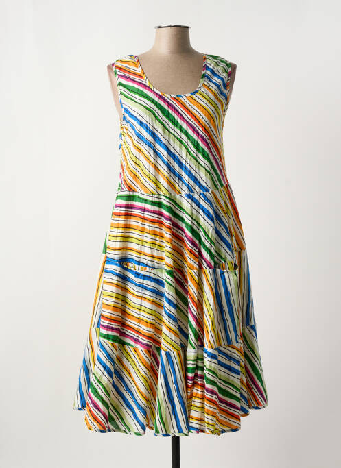 Rochie midi albastru LAURA EN ROBE femeie