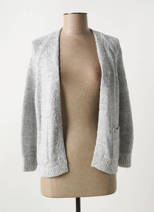 Vestă cu mâneci lungi gri LUISA CERANO femeie