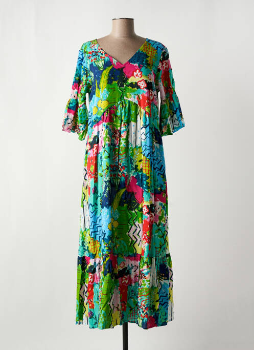 Rochie midi verde ORIENTIQUE NATURALLY femeie