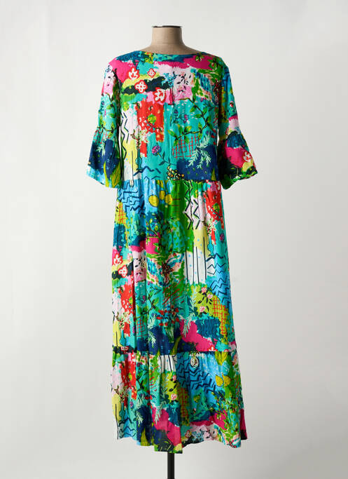 Rochie midi verde ORIENTIQUE NATURALLY femeie