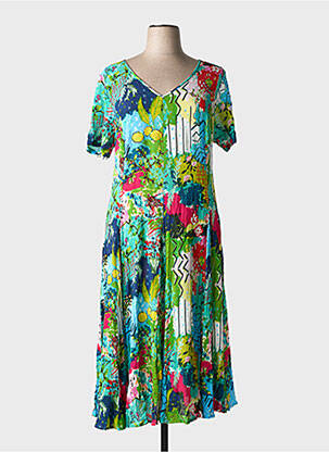 Rochie lungă verde ORIENTIQUE NATURALLY femeie