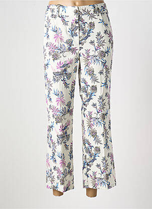 Pantalon 7/8 alb EMME M femeie