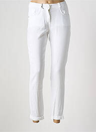 Pantalon slim mărime normală mărime normală alb EAST DRIVE femme