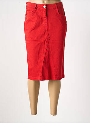 Fustă midi roșu EAST DRIVE femeie