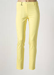 Jegging țesătură poplin mărime normală galben EAST DRIVE femme