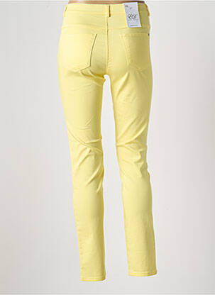 Jegging țesătură poplin mărime normală galben EAST DRIVE femeie
