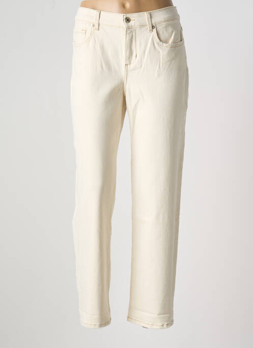 Blugi cu croială dreaptă bej LIU JO femeie