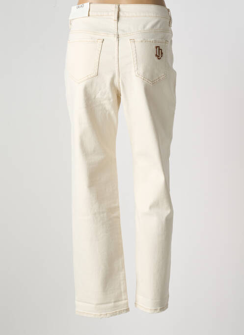 Blugi cu croială dreaptă bej LIU JO femeie