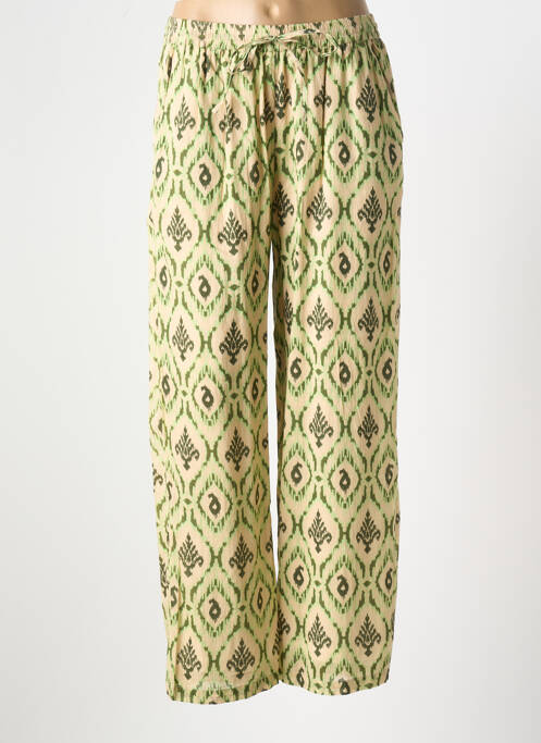 Pantalon drept verde GOA femeie