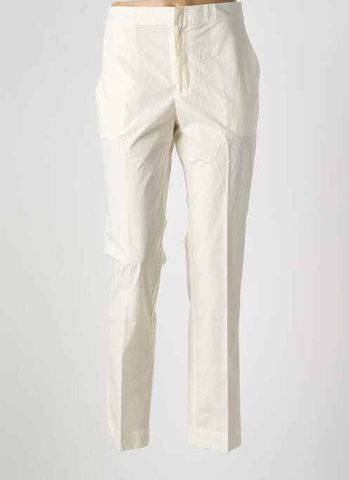Pantalon slim bej TWINSET femeie
