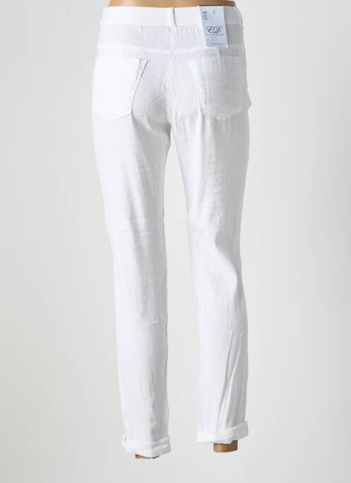 Pantalon slim alb EAST DRIVE femeie