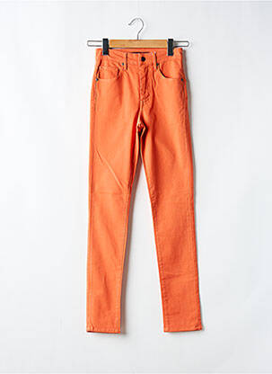 Pantalon slim buzunare portocalie COMPTOIR DES COTONNIERS femeie