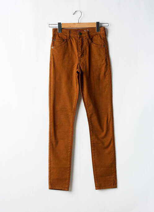 Pantalon slim maro COMPTOIR DES COTONNIERS femeie