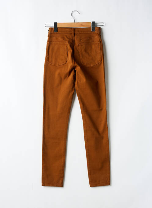 Pantalon slim maro COMPTOIR DES COTONNIERS femeie