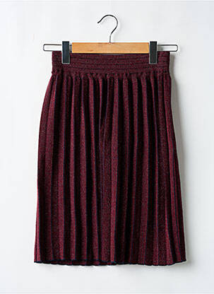 Fustă midi roșu CLAUDIUS femeie