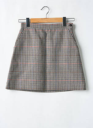 Fustă scurtă gri COMPTOIR DES COTONNIERS femeie