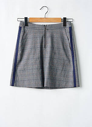 Fustă scurtă gri IKKS femeie