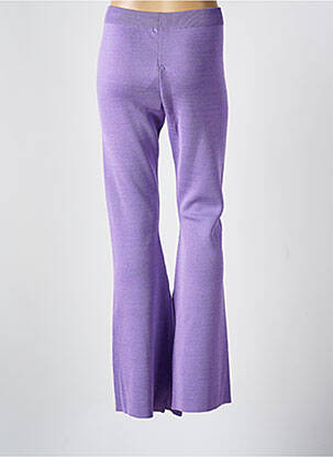 Pantalon evazat talie elastică violet TOMMY HILFIGER femeie