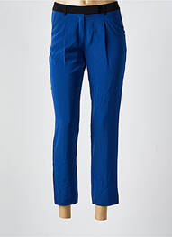 Pantalon 7/8 închidere cu fermoar sub clapetă cu cârlig albastru TOMMY HILFIGER femme