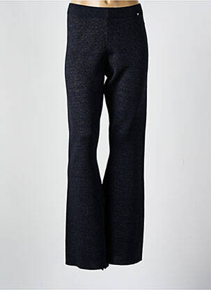 Pantalon evazat talie elastică negru TOMMY HILFIGER femeie
