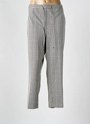 Pantalon drept talie elastică bej DAMART femeie