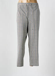 Pantalon drept talie elastică bej DAMART femme