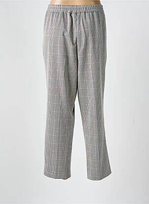 Pantalon drept talie elastică bej DAMART femeie