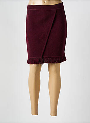 Fustă scurtă violet DEVERNOIS femeie